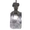 Crystal decanter light fitting