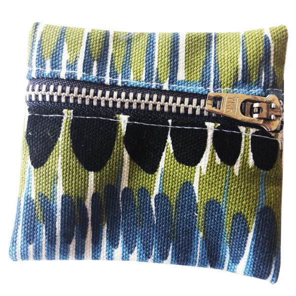Upcycled Fabric purse made from waste fabrics - Image 8
