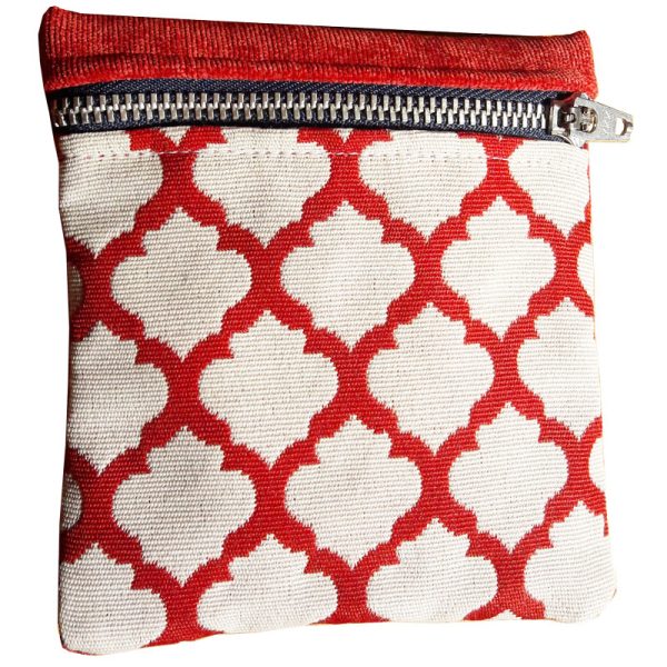 Upcycled Fabric purse made from waste fabrics - Image 6