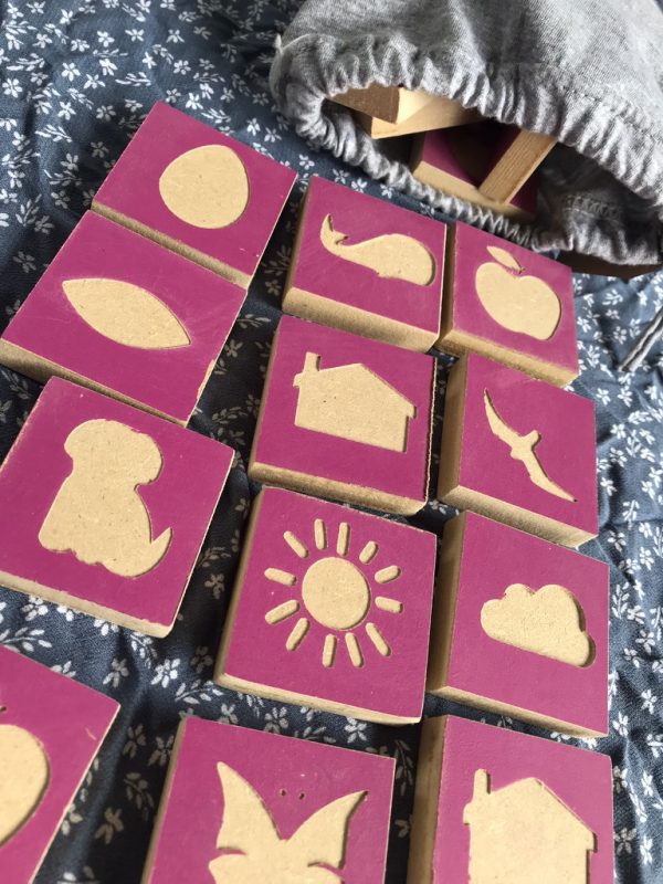 Wooden Memory Game Blocks - Image 3