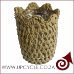 crotchet jar cover