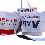 soft multi pocket upcycled conference bag