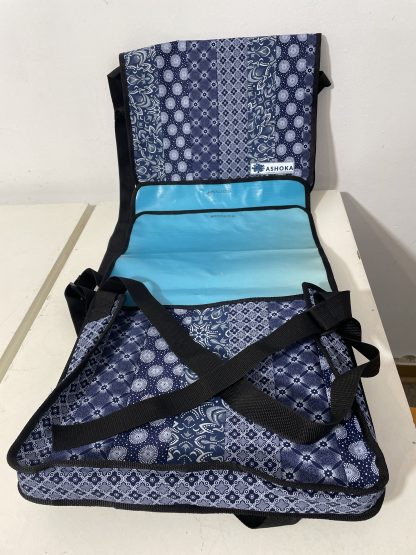 Upcycle shwe shwe and pcv vinyl meesanger bag with corporate branding