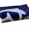 purple and white utility bag