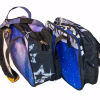 2 soft billboard banner handbags made by upcycle