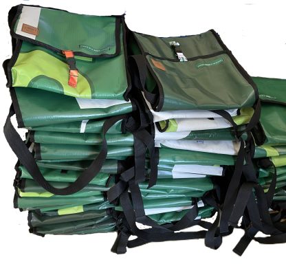 Upcycled billboard Messenger Bags - Image 3