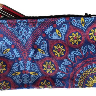 Upcycle Shwe Shwe pencil case in tradional colours