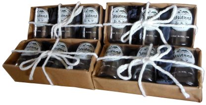 Upcycled Savana cider hand crafted drinking glasses - Image 2