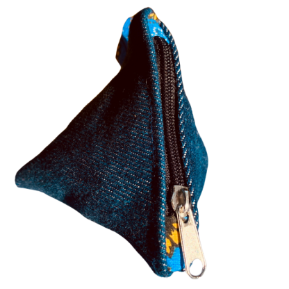 Upcycled Keyring Pouches made from denim - Image 2