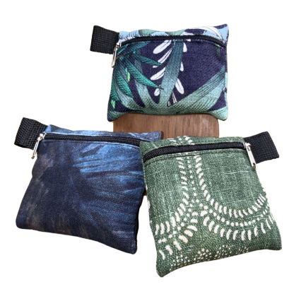 Upcycled Fabric purse made from waste fabrics - Image 9