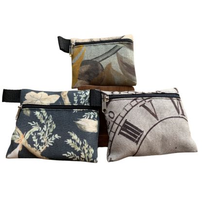 Upcycled Fabric purse made from waste fabrics - Image 10