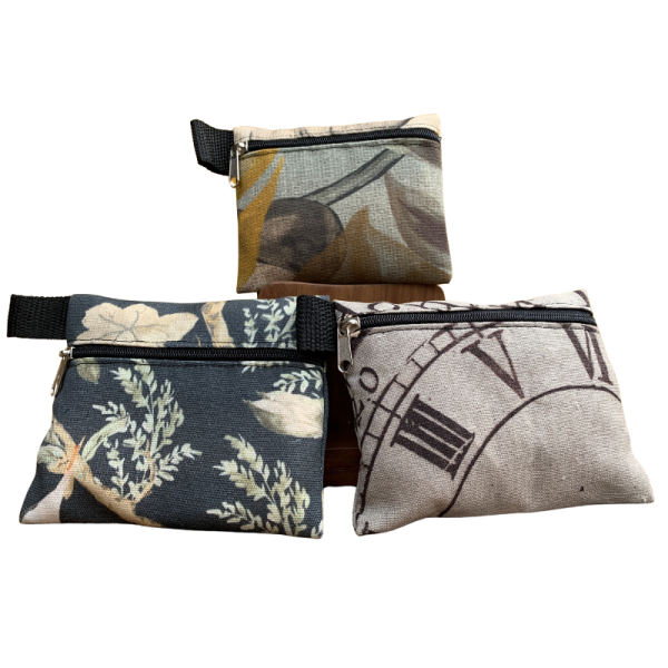 Upcycled Fabric purse made from waste fabrics - Image 10