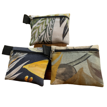 Upcycled Fabric purse made from waste fabrics - Image 11