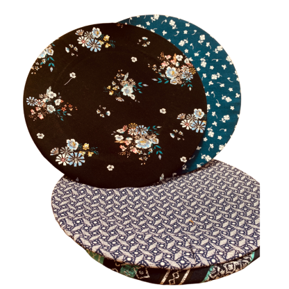 Handmade fabric bowl covers from upcycled fabrics - Image 4