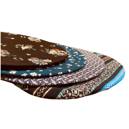 Handmade fabric bowl covers from upcycled fabrics - Image 5