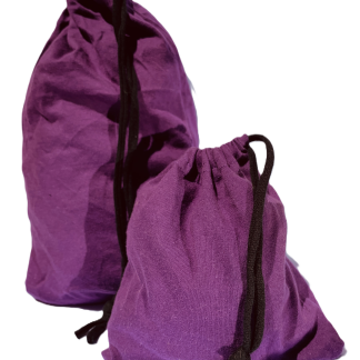 Upcycled t-shirt drawstring bags