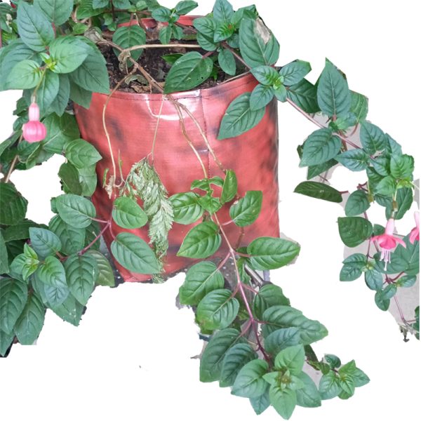 upcycle vinyl planter bag
