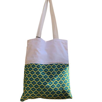 shweshwe cotton tote bag