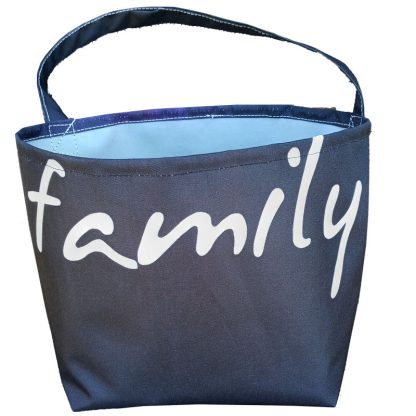 Upcycled Car Trash Bin Bag from scrap fabric - Image 3