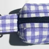 check-puple-fabric-mini-utility-purse