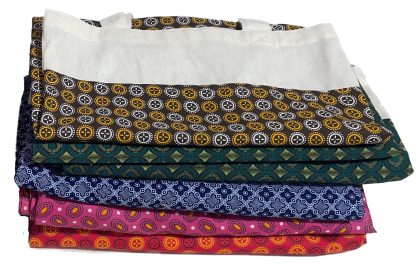 Cotton and shwe shwe tote bags