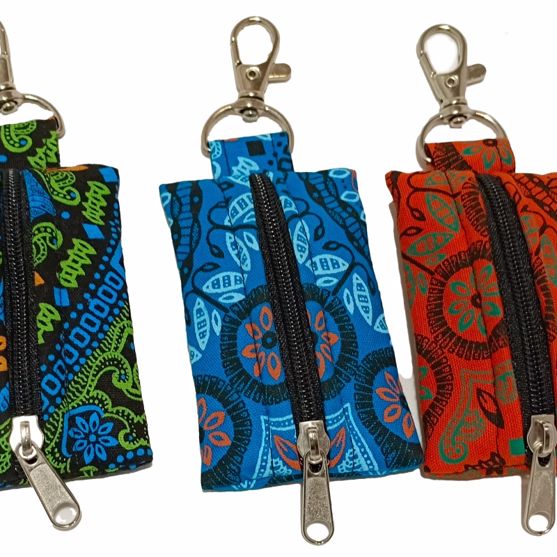 Upcyucle shwe shwe usb keyribng pouchs