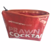 upcycled prawn cocktail makeup bag