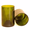 upcycled wine bottles highball glasses